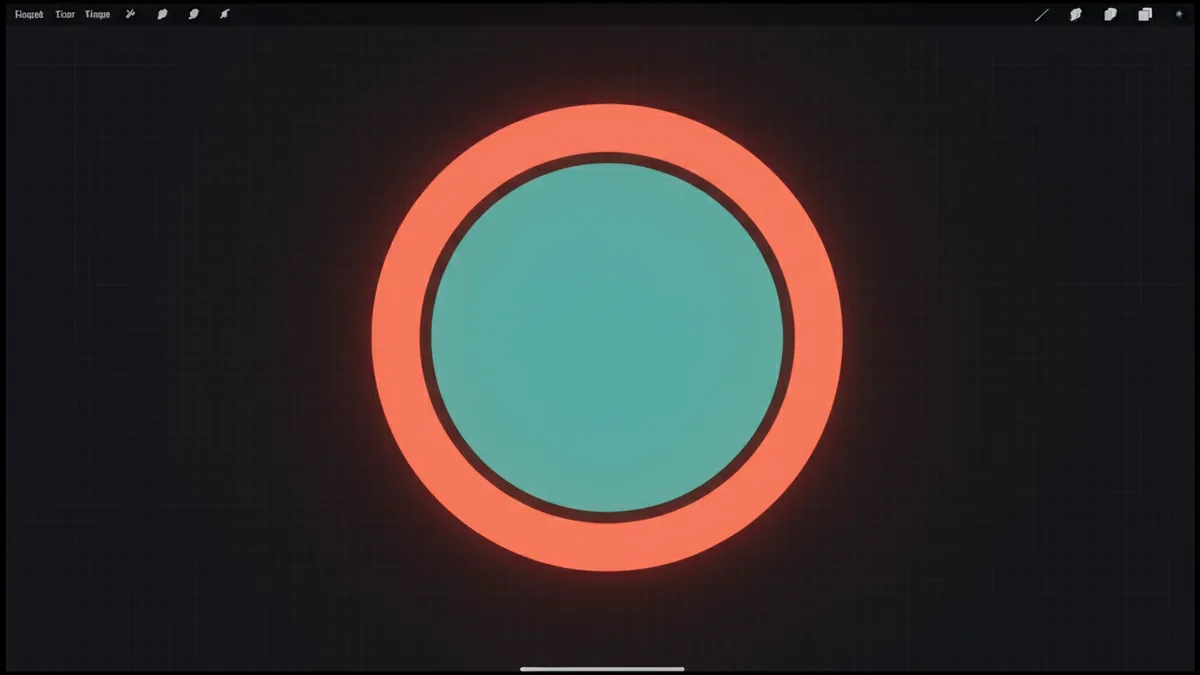 Building a circle base with careful center alignment